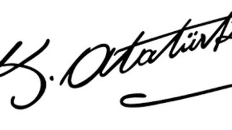 kemal atatürk imzası yazı